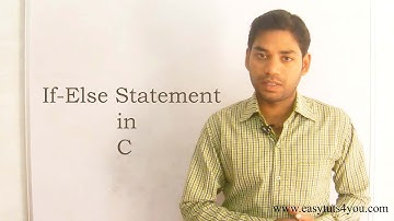 If Else Statement in C (HINDI/URDU)