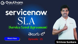 ServiceNow Telugu Series -Episode 21 | SLA in ServiceNow | ServiceNow Telugu Videos | ServiceNow SLA