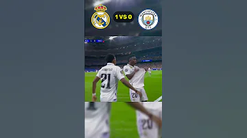 ريال مدريد 1 1 مانشستر سيتي دوري ابطال اوروبا 2023 