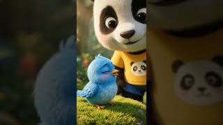 Panda Helps a Lost Little Bird | Cute Kids Cartoon