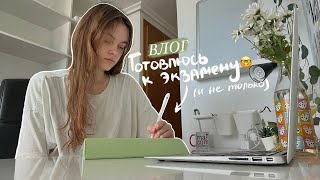 VLOG: Готовлюсь к экзамену 📒 Study With Me