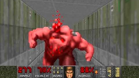 Doom on Nightmare! - The Ultimate Doom - E2M6: Halls of the Damned