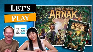 LOST RUINS OF ARNAK: EXPEDITION LEADERS Live Board Game Playthrough #93