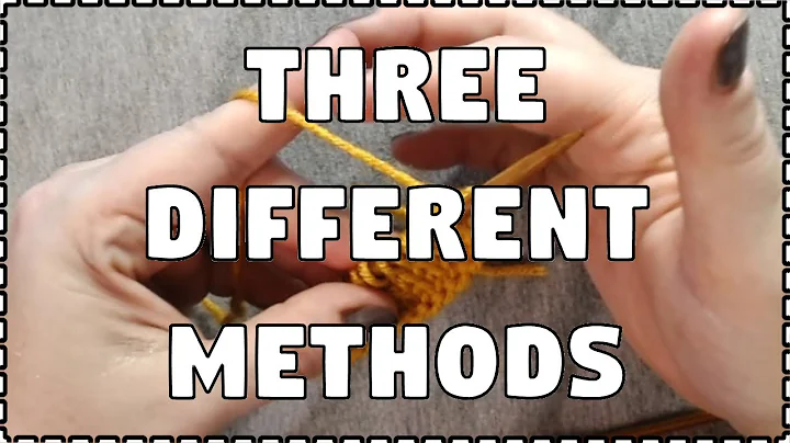 How To HOLD YARN For CONTINENTAL Knitting - SLOW Step By Step Tutorial For Beginners!