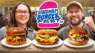 Världens bästa burgare på Stockholm Burger Fest 2025