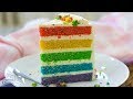 Tarta arco iris o rainbow cake Mas fácil de lo que crees ¡COMPRUEBALO!