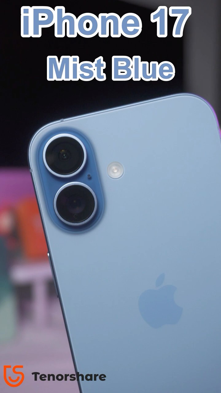 iPhone 17 ミストブルー 開封レビュー 💙📱#iphone17 #tenorshare
