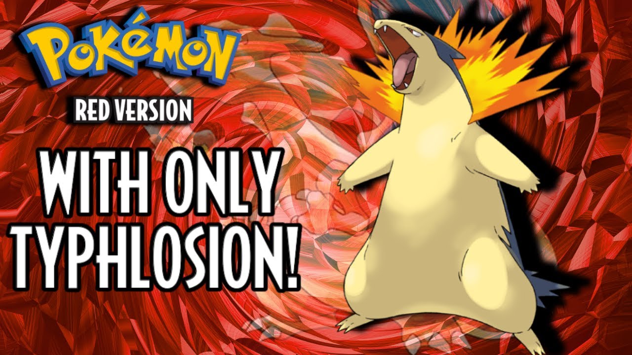 Typhlosion Solo Run - Pokémon Red