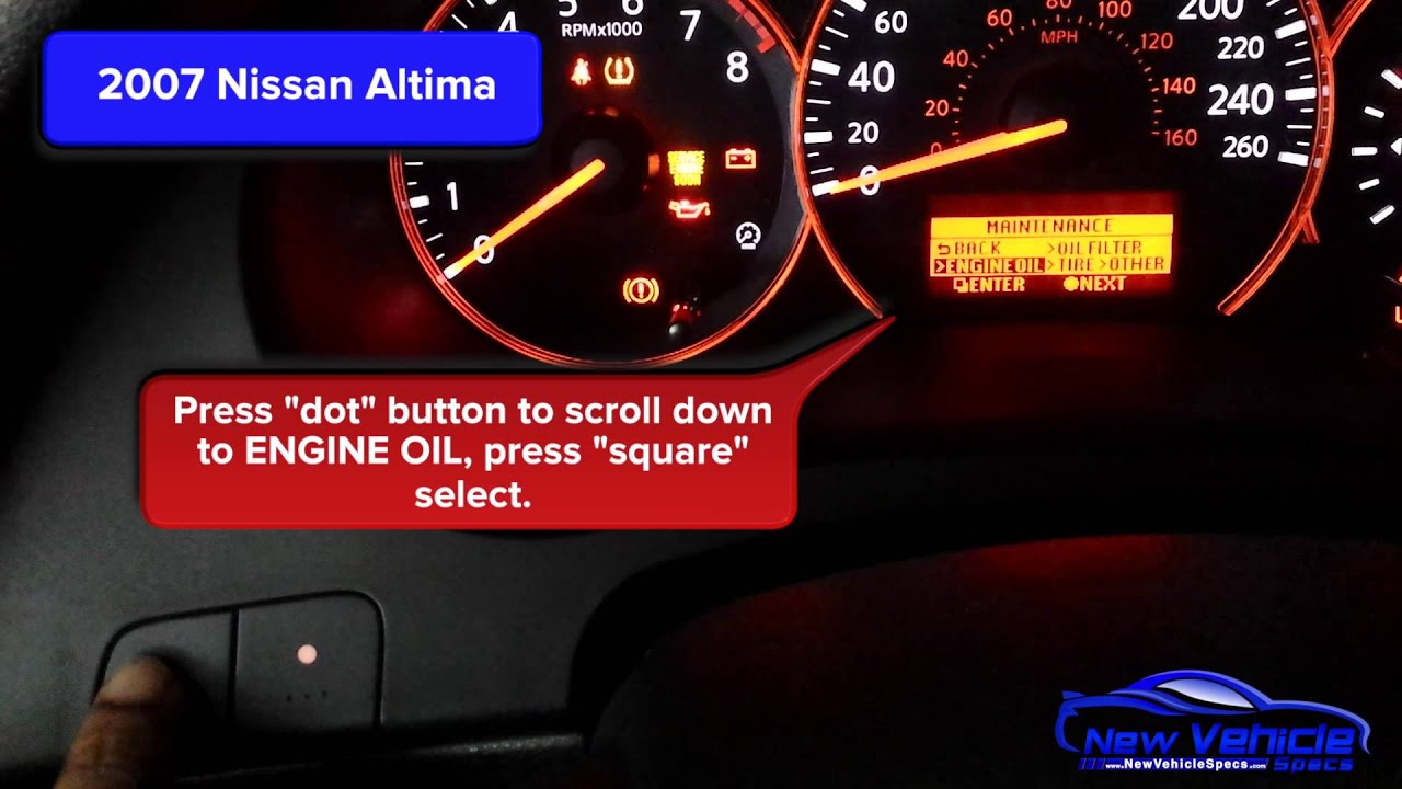 How To Reset Service Engine Light On 2006 Nissan Altima | Shelly Lighting