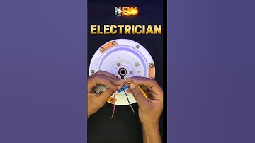 Ceiling Fan 3 wire Connection with Capacitor | Ceiling fan connection | fan capacitor connection