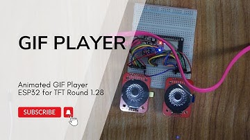 Tutorial Lengkap !! TFT 1.28 inch Round 240 x 240 Play gif File with ESP32