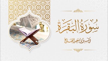 سورة البقرة بصوت الشيخ توفيق الصايغ Surat Al Baqarah