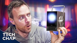 LG CineBeam Q Review  The SMALLEST 4K Laser Projector Ever!  [2024]