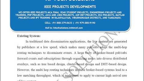 A Scalable and Reliable Matching Service for Content Based PublishSubscribe Systems