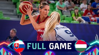 Slovakia v Hungary | Full Basketball Game