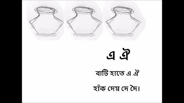 ছোটদের রবীন্দ্রনাথ: সহজ পাঠ প্রথম ভাগ: ছোট খোকা বলে অ আ Sahaj Path Part One: Choto khoka bole aa aah