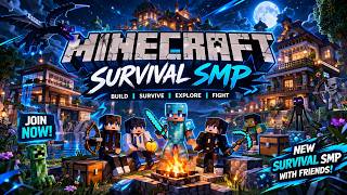 🔥 Subscriber Survival SMP LIVE | Join Now | Minecraft India Server 🇮🇳