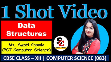 Data Structures Class 12 Computer Science | 1 Shot Video | Complete Data Structures in 1 video
