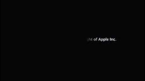 OS X Tiger Intro video