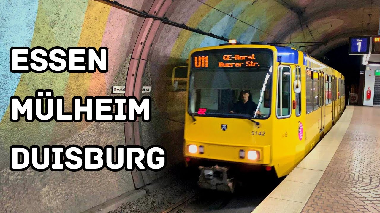 Трамваи и Stadtbahn в регионе Рур, Германия 🇩🇪 | RUHRBAHN & DVG | 2023