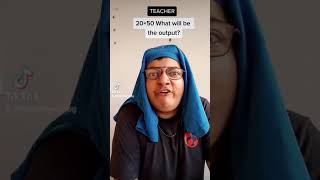 STUDENT ROASTS A TEACHER VERY BADLY | FUNNY VIDEO | #Shorts #ytshorts | Mostlysane and Barkha Singh