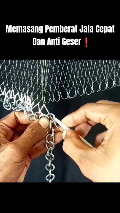 Viral❗Memasang Pemberat Jala Cepat! #viralshorts #fyp #shorts #yt#jalamania #trending #jaring #jala