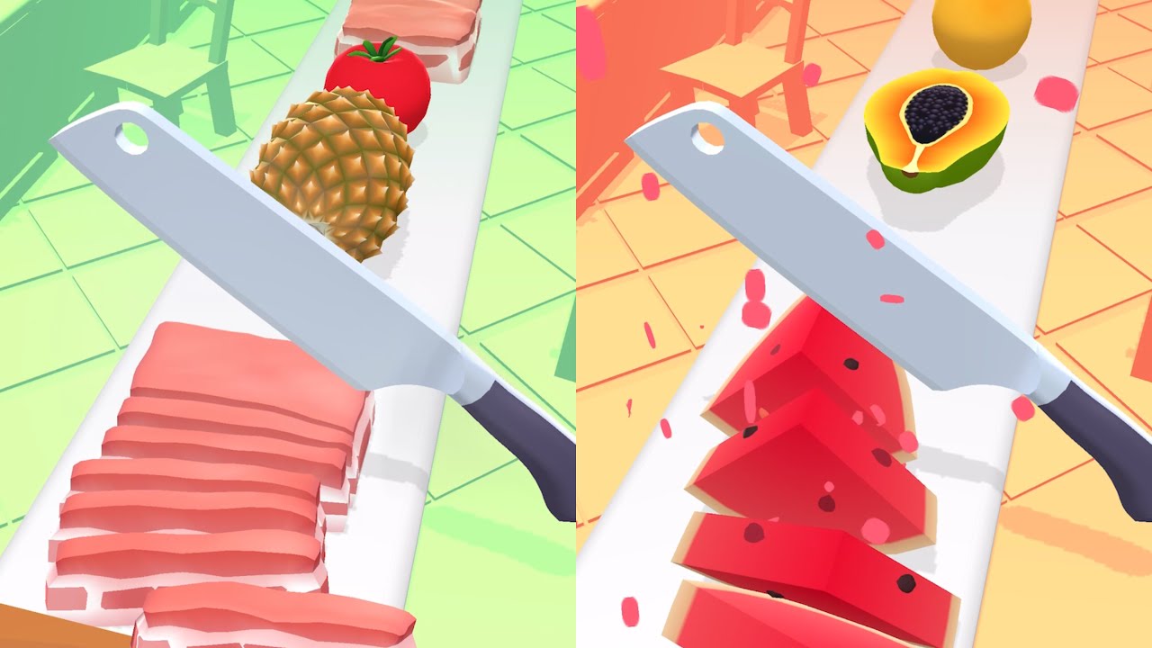 Perfect Slices! Very Satisfying And Relaxing ASMR Slicing Game - YouTube