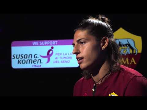 La AS Roma Femminile scende in campo al fianco di Komen Italia