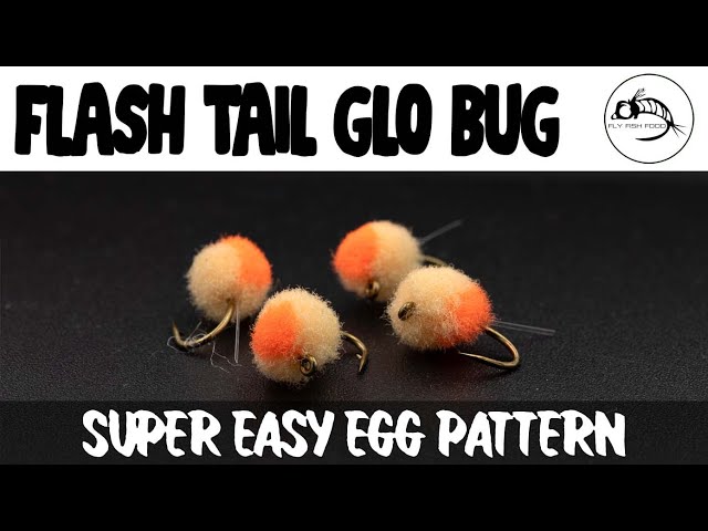 FLY TYING TUTORIAL: Flash Tail Glo Bug 