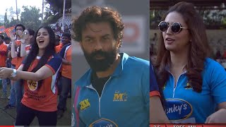 Bobby Deol bowling vs Veer Marathi | Genelia, Huma Qureshi | Cricket Highlights | CCL