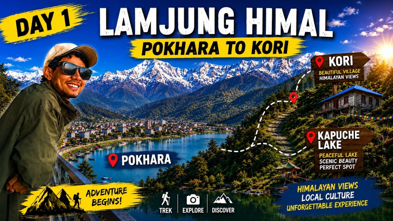 KORI & KAPUCHE LAKE TREK | Day 1 Vlog |NEPAL