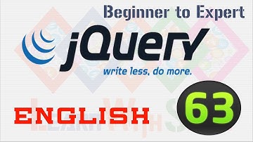 JQuery-63 detach() Vs remove() Methods of JQuery in English - LearnWithSaad