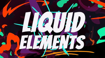 AEJuice Liquid Elements for the Pack Manager (After Effects template)