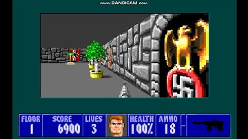 Wolfenstein 3D on Dosbox in www.classicreload.com
