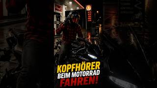 KOPFHÖRER BEIM MOTORRAD FAHREN ERLAUBT? #motovlog