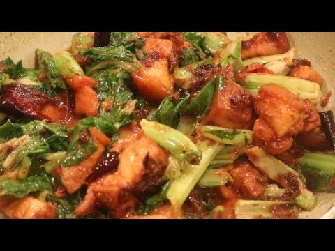 lai-xaak-pork-i-pork-with-lai-xaak-i-pork-belly-with-chinese-mastered-i-assamese-pork-recipes