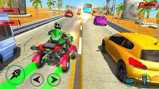 ATV Quad Bike Racing Simulator । Quad Bike Shooting & Racing 3D Game। Android Gameplay screenshot 4