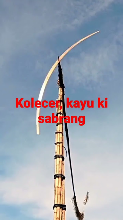 kolecer, kayu ki sabrang