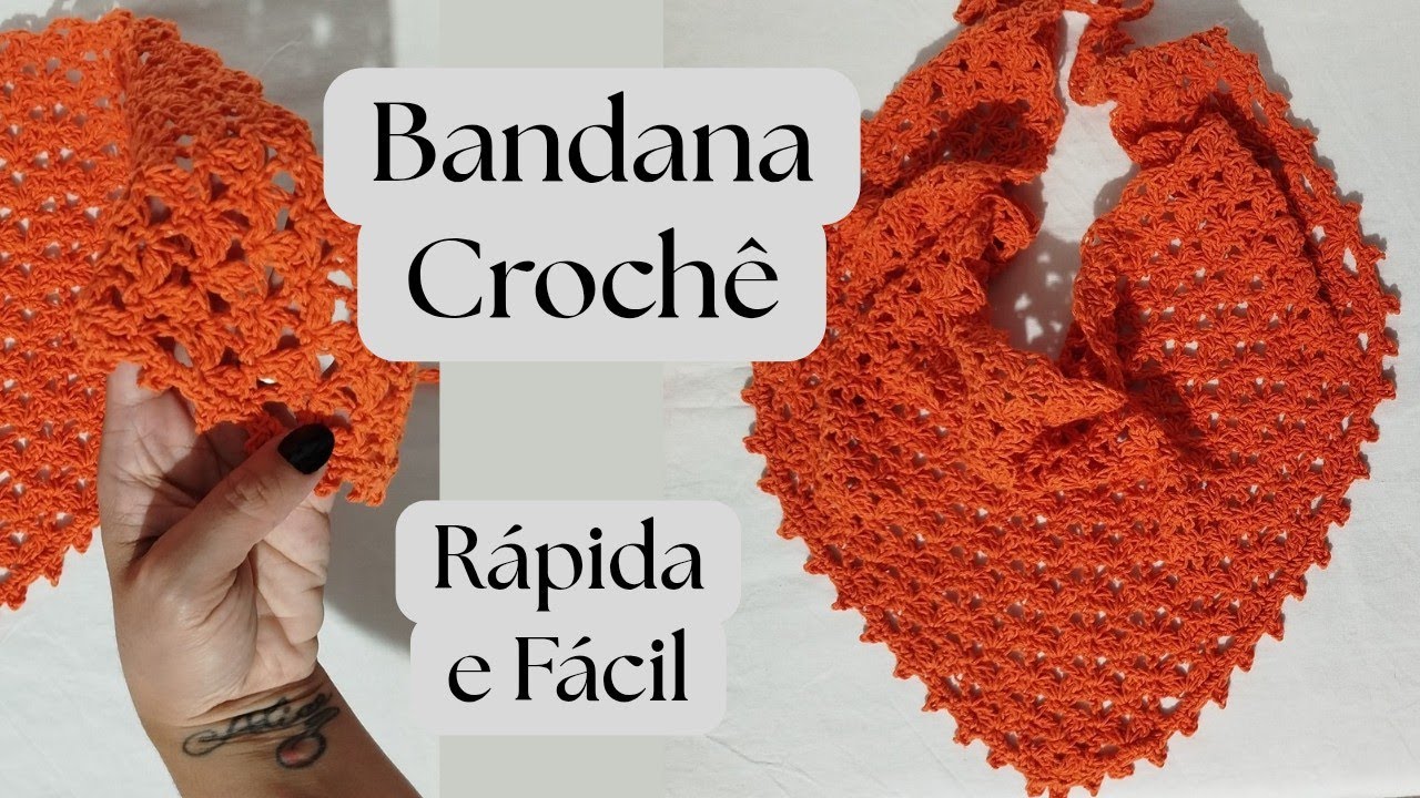 Bandana Crochê - Ideal p/ Cintura - Saída de praia