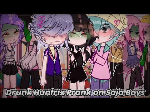 Drunk Huntrix Prank on Saja Boys // KPOP demon hunters//Gacha Club