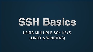 SSH - Using multiple SSH keys