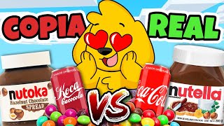 ¡PROBANDO COMIDA REAL vs COPIA!  CATA A CIEGAS con el PIRATA ⚡ ¿VALE LA PENA PAGAR MÁS?