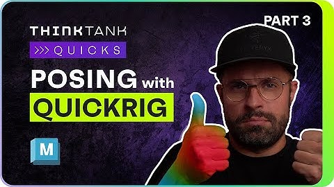 Think Tank Quicks: Maya Rigging Tutorial pt. 3 | Skin Weight Painting with Maya