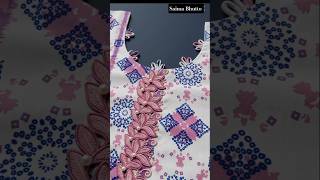 Beautiful Loops Neck Design Tutorial ✨ Easy Handmade Neck Design for Dresses#sewing #youtubeshorts