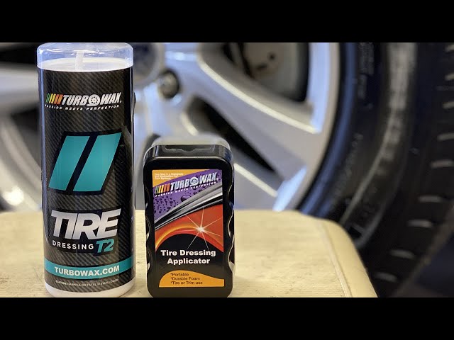 Turbo Wax Tire Dressing T2 and Tire Dressing Applicator Combo