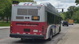 COTA || 2014 Gillig LF CNG '40 || #1436 || 22 Osu-Rickenbacker || The ride
