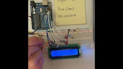 Project #2 Arduino and LCD