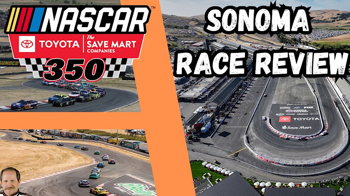 NASCAR Sonoma Race Review - SVG does it AGAIN!