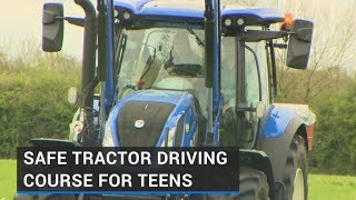 Teens improve tractor driving skills in new course