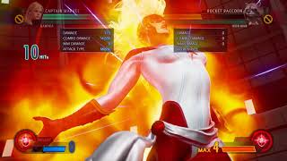 [MVCI] Captain Marvel aerial Blitz Blow (LK+HK) converting